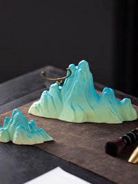New Chinese Style Fish Tank Mountain Landscape Ceramic Ornament