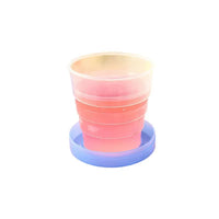 Portable Collapsible Silicone Travel Cup - Food-Grade, High-Temperature Resistant, Retractable Design