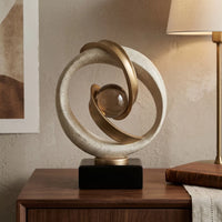 Italian Minimalist Rolling Fortune Ornament for Living Room TV Cabinet Decor