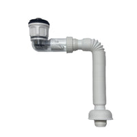 Basin Drain Pipe Kit with Odor-Proof Trap and Pop-Up Drainer, Flexible Hose for Bathroom Sinks