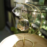 Crystal Ball Display Stand Metal Base for Desktop Decor