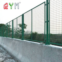 Bridge Anti-Throwing Net & Anti-Falling Object Fence for Overpasses - Diamond Mesh Steel Plate Guardrail