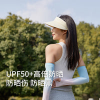 UPF 50+ Ice Silk Sun Protection Arm Sleeves for Driving and Cycling