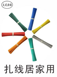 Plastic Coated Iron Wire Twist Ties for Crafts, Gardening, and Cable Management