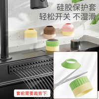 Silicone Round Door Knob Cover for Child Safety and Anti-Static Grip