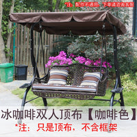 Outdoor Swing Canopy Replacement Cover Waterproof UV Protection for Hammock Glider Chair