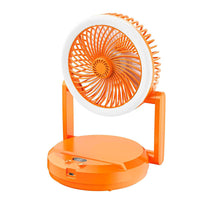 Foldable Desk Fan with 5-Speed Control and Power Display for Office and Study