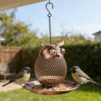 Hanging Hummingbird Feeder Metal Craft Outdoor Garden Decoration