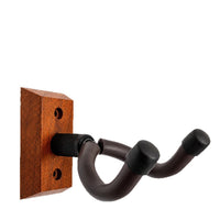 Sapele Wood Guitar Wall Mount Hanger for Acoustic Electric Bass Ukulele