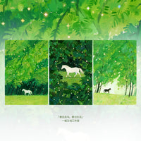 Original Illustrated Postcard Set - Spring & Summer Fireworks Theme