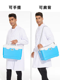 Portable Medical Cooler Box with Temperature Display for Vaccine and Medication Storage