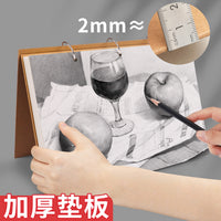 A4 Loose-Leaf Sketchbook Detachable Drawing Book for Students and Artists, Thickened Hardcover A5 Children's Painting Book