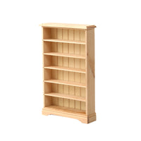 1:12 Dollhouse Miniature 6-Tier Bookshelf Display Shelf Storage Rack Furniture Model