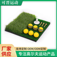 Dual-Color Golf Putting & Hitting Mat for Swing Practice