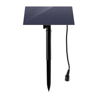 Solar-Powered Fountain with Ground Insert for Outdoor Garden and Landscape Decor
