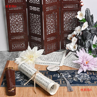 Miniature Chinese Style Screen Ornament for Photography Props and Desktop Decor