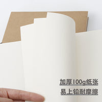 Thickened Sketchbook A4 A5 B5 Multiple Sizes Art Drawing Book Quick Sketch Pad Ink-Proof Blank Pages