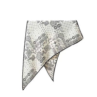 Luxury Faux Silk Triangle Scarf for Women, Lightweight Shawl, Versatile Neck Scarf