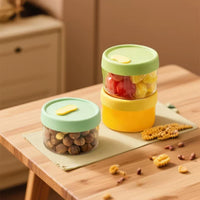 High Borosilicate Glass Bowl with Silicone Lid - Microwave Safe Baby Food Container, Soup Bowl, Fresh-keeping Box, Food Grade Freezer Safe