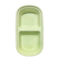 Hagen Ceramic Double Bowl Feeder for Parrots and Young Birds, Tip-Proof Food and Water Dish