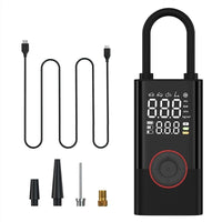 Portable Wireless Car Tire Inflator with Power Bank Function, Handheld Air Pump for Outdoor Use
