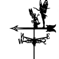 Weather Vane Iron Art Spray Painted Garden Roof Ornament
