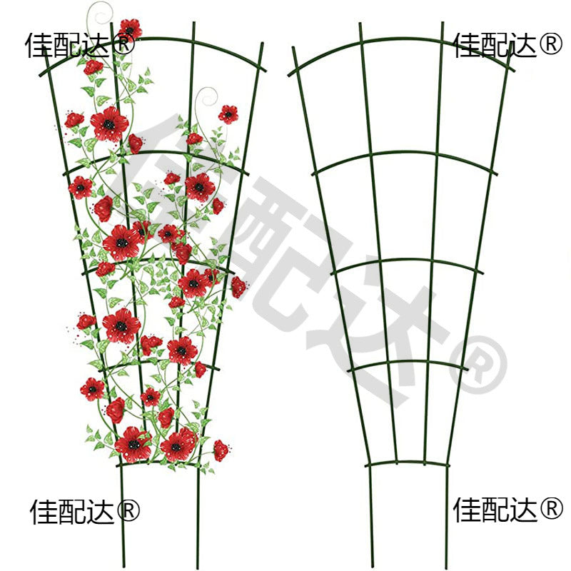 Creative Plant Climbing Trellis for Roses and Vines, Iron Art Support Stake for Potted Plants
