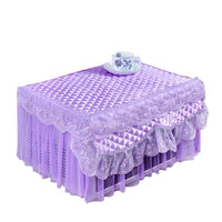 Microwave Oven Dust Cover with Cotton Lining, Oil-Proof and Smoke-Proof