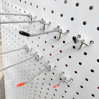 Pegboard Hooks with Rubber Caps for Retail Display and Storage