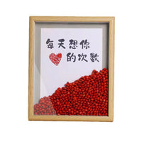 3D Hollow Wooden Photo Frame Wall Mount Tabletop for Photos Calligraphy Artwork A3 A4 5-8 Inch