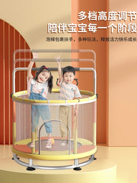 Indoor Trampoline with Safety Enclosure Net for Kids and Adults