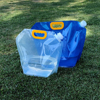 Portable Folding Water Bag for Outdoor Camping Hiking, Large Capacity Collapsible Water Container
