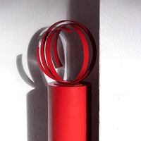 Geometric Circle Sculpture Metal Ornament for Home and Office Decor