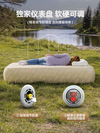TAJIBI TPU Self-Inflating Camping Air Mattress with Built-in Pump, Portable Cloud Bed for Outdoor Travel