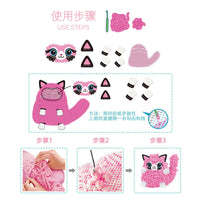 DIY Crochet Animal Doll Kit for Kids - Handmade Amigurumi Toy Ornament