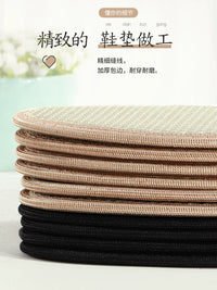 6 Pairs Bamboo Charcoal Deodorizing Insoles for Men and Women - Sweat-Absorbent, Breathable, Soft, and Fragrant