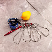 Stainless Steel Live Fish Lock with Ground Plug and Lure Wheel for Fishing