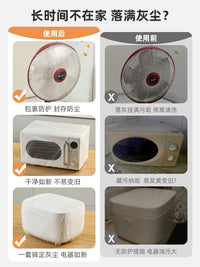 Disposable Thickened Transparent Appliance Dust Covers for Kitchen and Home