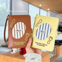 Stylish Portable Passport Holder for Women, Travel Wallet with Multiple Card Slots and Document Organizer
