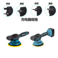 21V Cordless 6-inch Car Polisher and Sander Kit, Portable Electric Waxing Machine for Paint Care
