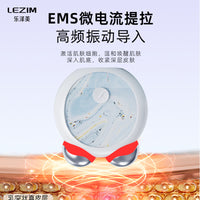 EMS Microcurrent Facial Massager Double Roller for Face and Neck Lifting