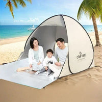 Automatic Pop-Up Beach Tent with UV Protection and Waterproofing for Outdoor Camping and Picnics