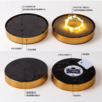 Glass Display Dome with Metal Base for Figurines, Everlasting Flowers, and Blocks, Dustproof