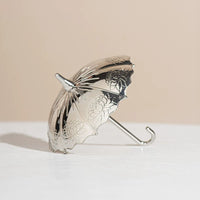 Creative Lotus Umbrella Tea Infuser Stainless Steel Tea Strainer with Optional Wooden Base