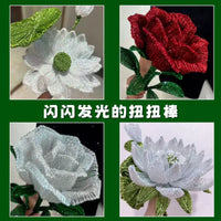 Glitter Pipe Cleaners for DIY Craft Projects, Chenille Stems for Bouquets and Decorations