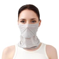Unisex Ice Silk Breathable Sun Protection Neck Gaiter for Outdoor Sports and Cycling