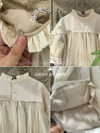 Girls' Princess Dress for Spring/Autumn, Elegant Birthday Party Gown for Toddlers and Kids