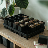 Plastic Plant Pot Saucer Tray for Succulents and Seedlings, Thickened Drip Tray for Square Pots