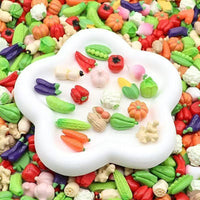 Miniature Vegetable Resin Charms for DIY Crafts