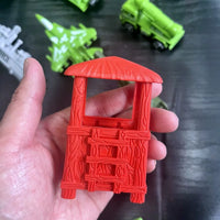 Military Vehicle and Soldier Playset for Kids - Tanks, Planes, and Artillery Models